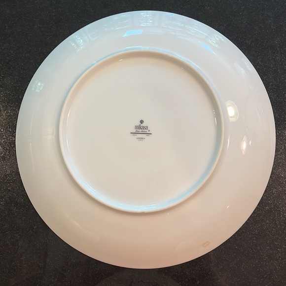 12" Chop Plate (Round Platter) Andrea by MIKASA 5852 - Picture 4 of 5